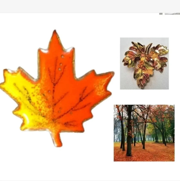 Vintage‎ Leaf pin - Picture 1 of 5